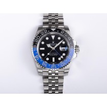 Replica Swiss Rolex GMT-Master II GMT Black Dial Men's Watch 116710BLNR High End 