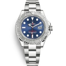 High End Replica Swiss Rolex Yacht-Master Blue Dial Unisex Watch 268622 37 mm 