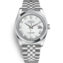 HIgh End Replica Swiss Rolex Datejust Automatic White Dial Men's Watch 116200 36mm