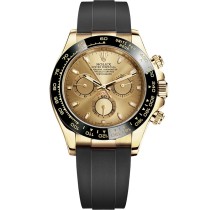 Super Clone Rolex Daytona Gold Dial 18K Yellow Gold Swiss Replica Automatic Men's Watch 116518LN 40mm