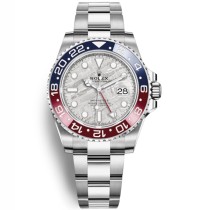 High End Replica Swiss Rolex GMT-Master II 126719BLRO Automatic Chronometer Meteorite Dial Pepsi Bezel Watch 