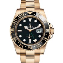 Replica Swiss Rolex GMT-Master II GMT Black Dial Men's Watch 116718LN High End 