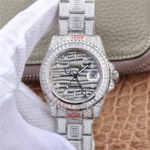 Super Clone Replica Rolex GMT-Master II Pave Diamond Automatic Men's Watch 116769TBR