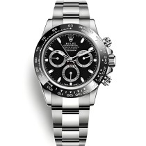 Super Clone Rolex Daytona Swiss Replica Black Dial Men's Automatic Watch 116500LN-0002 40mm