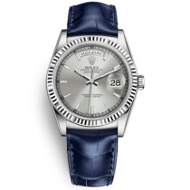 Swiss Rolex Day-Date 36  Automatic Silver White Dial  President Replica Men's Watch