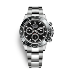 Super Clone Rolex Daytona Swiss Replica Black Dial Men's Automatic Watch 116500LN-0002 40mm