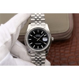 Replica Rolex Oyster Perpetual Datejust Black Dial Jubilee Men's Watch 126334BKSJ