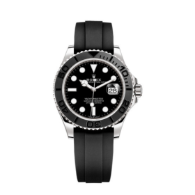  Rolex Yacht-Master Swiss Super Clone Replica Black Dial Automatic Men's Watch 226659-0002 42mm