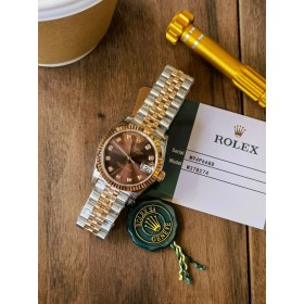 Replica Swiss Rolex Lady-Datejust 31 Chocolate Dial Ladies Watch 278271-0028 High End 