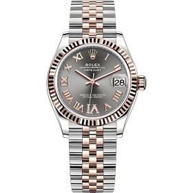 Replica Rolex Lady-Datejust 278272 Gray Dial Ladies Jubilee Watch 31mm