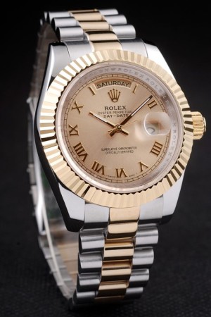 Rolex Day-Date Swiss Movement Quality Replica gentlemen Watches Automatic Watch Gold Dial 48mm