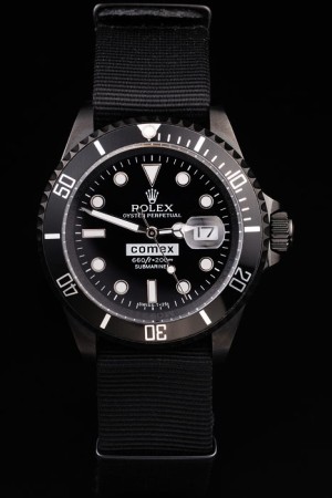 Rolex Submariner Comex Swiss Movement Black Watch Black Dial 47mm