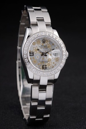 Rolex Datejust Swiss Movement Quality Replica Ladies Watches Grey Watch Grey Dial 35mm