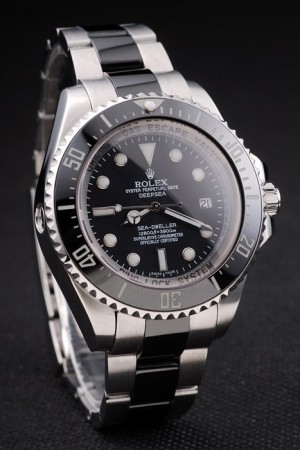 Rolex Deepsea Swiss Movement Two-color watch  Black Dial 40mm