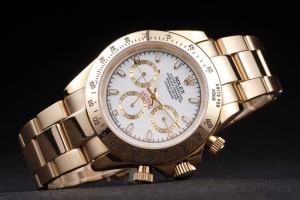 Rolex Daytona Swiss Movement Monochrome Watch White Dial 48mm