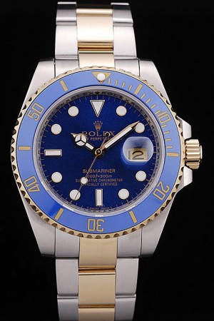 Rolex Submariner Swiss Movement Blue Tachymeter Blue Dial 48mm