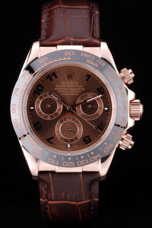 Rolex Daytona Swiss Movement Replica Brown Watches Chocolate Dial 48mm