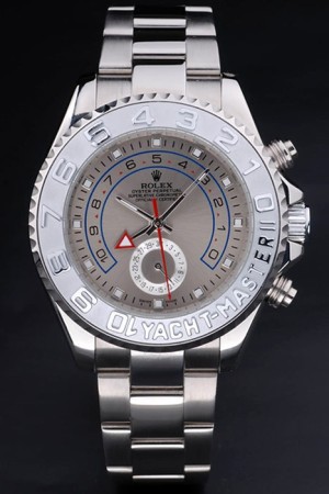 Rolex Yacht-Master Swiss Movement  Monochrome Watch Grey Dial 48mm