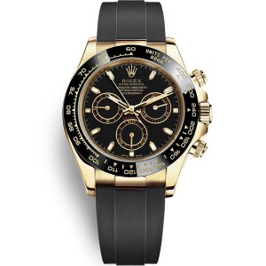 Replica Swiss Rolex Daytona Cosmograph Daytona Automatic Black Dial Men's Watch 116518