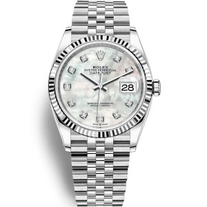  Replica Swiss Rolex Datejust 36 Automatic Mother of Pearl Dial Unisex Watch High End