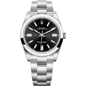  Replica Super Clone Rolex Oyster Perpetual Automatic Black Dial Men's Watch 124300 41mm