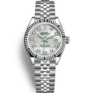  High End Replica Swiss Rolex Lady Datejust Automatic Mother of Pearl Dial Ladies Jubilee Watch 28mm