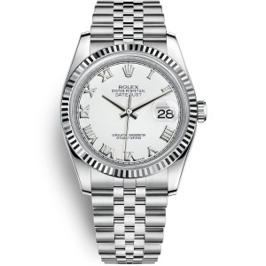 High End Swiss Rolex Datejust 116234 Automatic White Dial Replica Men's Watch