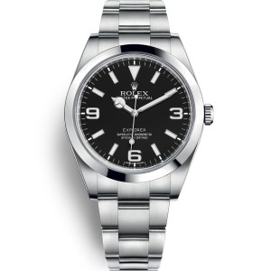  Rolex Explorer Automatic Chronometer Black Dial Super Clone Replica Men's Watch  214270 39mm