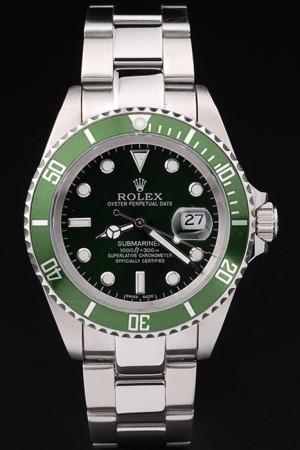 Rolex Submariner Swiss Movement Mechanism Monochrome Watch Black Dial 47mm