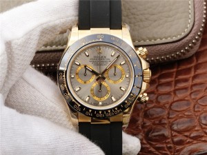 Replica Swiss Rolex Daytona Cosmograph Daytona Automatic Grey Dial Men's Watch 116518