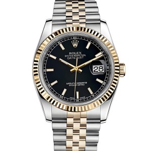 High End Replica Swiss Rolex Datejust 126233 Automatic Black Dial Men's Watch