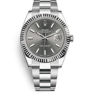 Replica Rolex Datejust Dark Rhodium Automatic Men's Oyster Watch 126334RSO 41mm