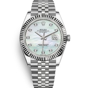 Replica Swiss Rolex Datejust II Automatic Mother of Pearl Dial Stainless Steel Oyster Men's Watch High End 116334 