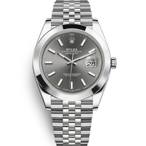 Replica Rolex Oyster Perpetual Datejust Rhodium Dial Swiss Automatic Men's Jubilee Watch 126300RSJ
