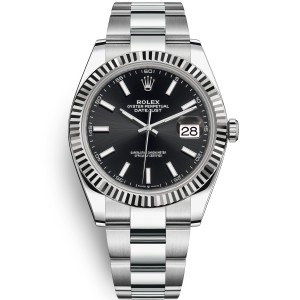 Replica Rolex Oyster Perpetual Datejust Black Dial Jubilee Men's Watch 126334BKSJ