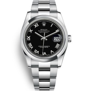 Replica Swiss Rolex Datejust 36 Automatic Black Dial Men's Watch 116200 High End