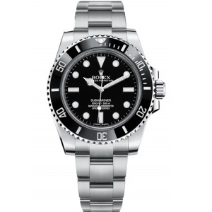 High End Replica Swiss Rolex Submariner Black Dial Men's Watch 114060 40mm