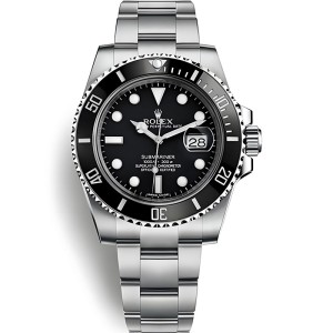 Super Clone Rolex Submariner Black Dial Stainless Steel Replica Swiss Men's Watch 116610LN