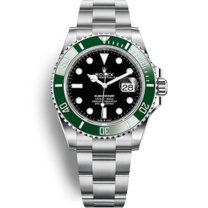 High End Replica Swiss Rolex Submariner "Kermit" Automatic Chronometer Black Dial Men's Watch 126610LV