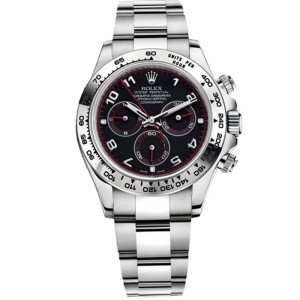  Super Clone Replica Swiss Rolex Daytona Black Dial Automatic Men's Watch 116509 