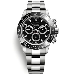 Super Clone Rolex Daytona Swiss Replica Black Dial Men's Automatic Watch 116500LN-0002 40mm