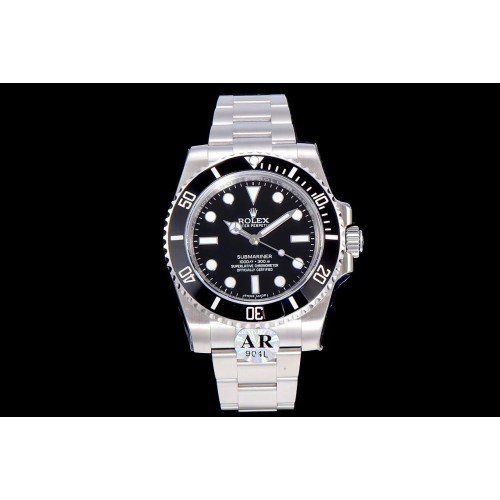 Replica Rolex Submariner Automatic Chronometer Black Dial Swiss Men's Watch 114060