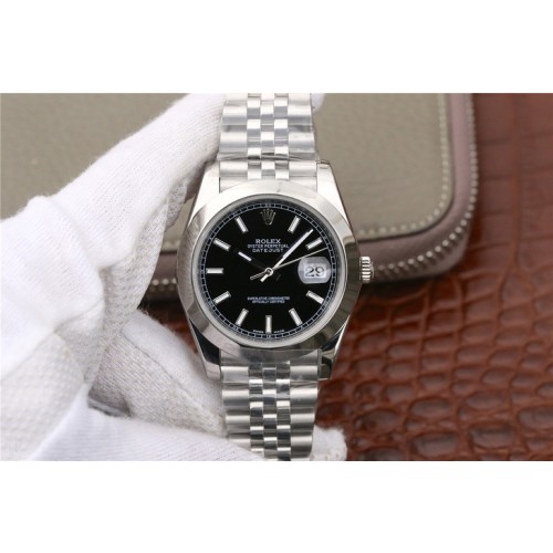 Replica Swiss Rolex Datejust 36 Automatic Black Dial Men's Watch 116200 High End