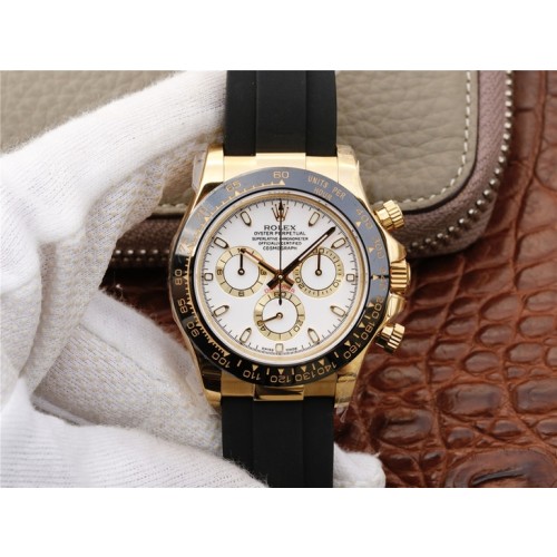 Replica Swiss Rolex Daytona Cosmograph Daytona Automatic White Dial Men's Watch 116518 High End