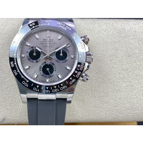 Super Clone Replica Swiss Rolex Cosmograph Daytona Automatic Steel Dial Oysterflex Men's Watch 116519