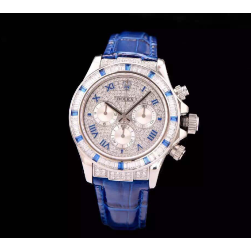 High End Replica Swiss Rolex Daytona Chronograph Automatic Diamond Men's Watch 116599