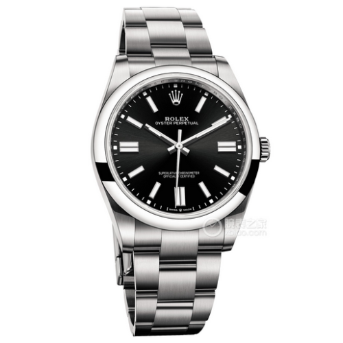  Replica Super Clone Rolex Oyster Perpetual Automatic Black Dial Men's Watch 124300 41mm