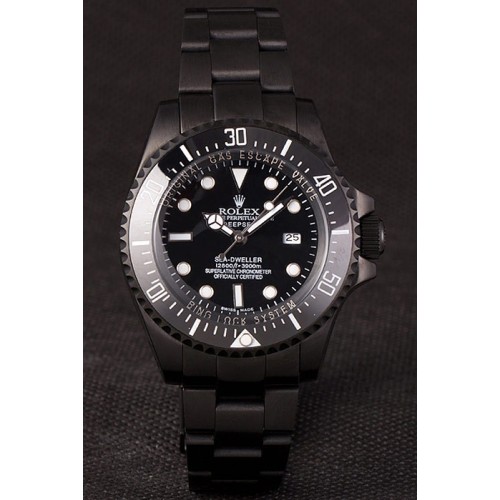 Rolex Sea Dweller Jacques Piccard Special Edition Swiss Monochrome watch Black dial 51mm