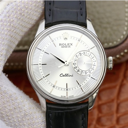  Replica Swiss Rolex Cellini White Dial Men's Watch 50519-0006 39mm (High End)