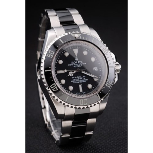 Rolex Deepsea Swiss Two-color watch Black Dial 40mm